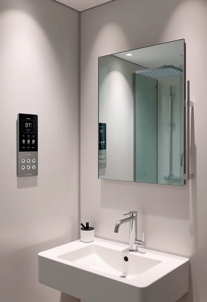 21 Dream Bathroom Luxury Ideas That Will Make You Feel Like Royalty! - 8. Smart Technology Integration